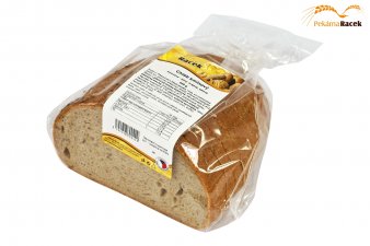 Chléb konzumní s kmínem krájený balený