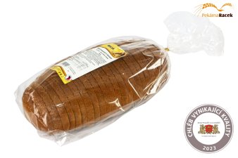 Chléb konzumní s kmínem krájený