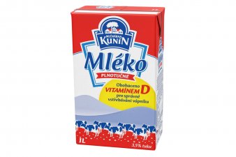 Kunín Mléko trvanlivé plnotučné