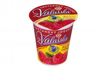 ValMez Smetanový jogurt Malina s vanilkou