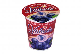 ValMez Smetanový jogurt Borůvka